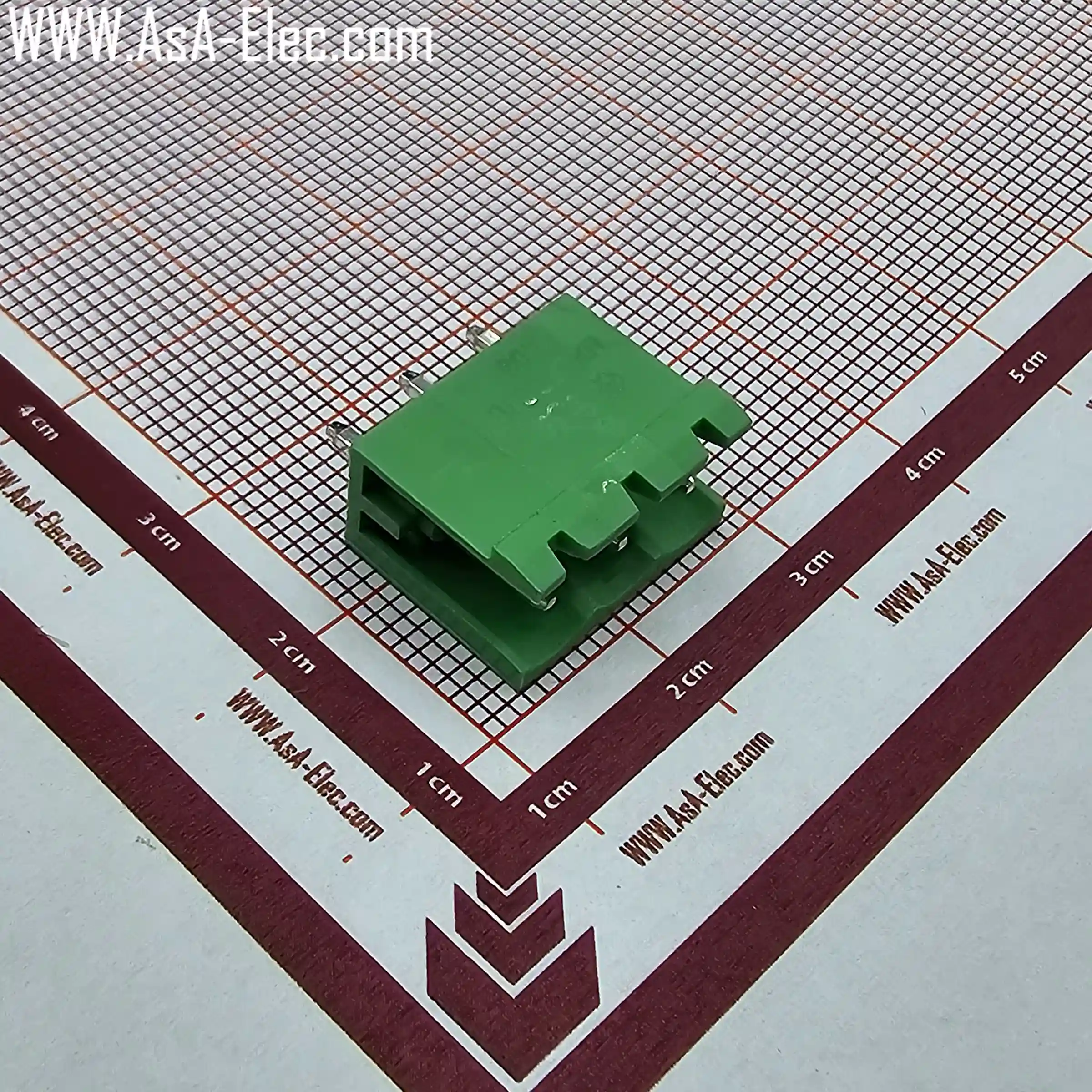 ترمینال فونیکسی 3 پین نر صاف و ماده PTR 5.08mm